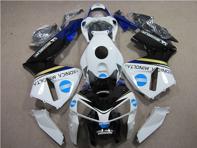 2005-2006 White Blue Konica Minolta Honda CBR600RR Motorcycle Replacement Fairings UK Factory