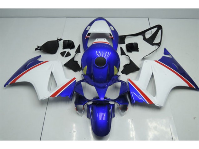 2002-2013 Blue White Honda VFR800 Motorcycle Fairings Kit UK Factory