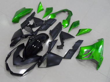 2007-2009 Black Green Kawasaki Z1000 Motorcycle Replacement Fairings UK Factory