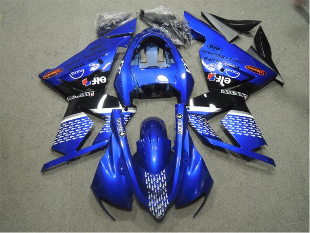 2003-2005 Blue Touch4 Kawasaki ZX10R Motorbike Fairings UK Factory