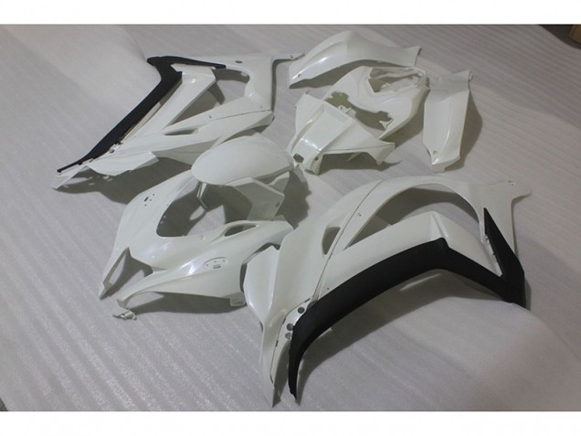 2016-2019 White Kawasaki ZX10R Motorcycle Fairings UK Factory