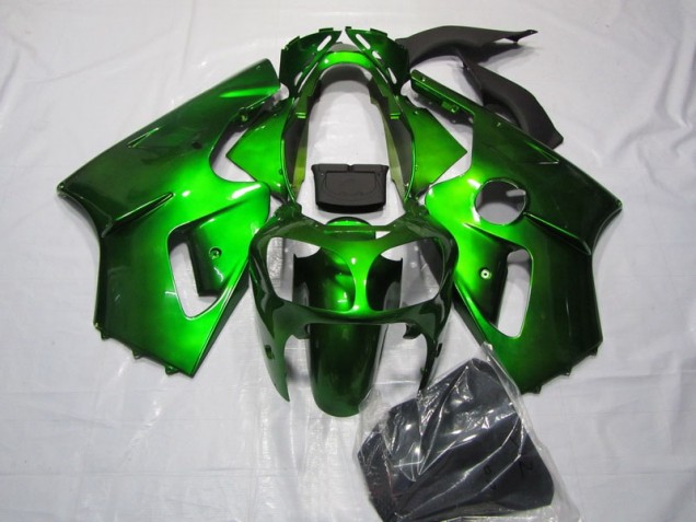 2000-2001 Green Kawasaki ZX12R Motorcycle Fairings Kit UK Factory