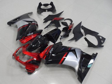 2008-2012 Black Orange Kawasaki ZX250R Motorbike Fairings UK Factory