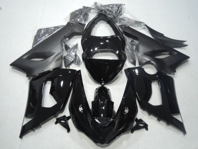 2005-2006 Black Kawasaki ZX6R Replacement Motorcycle Fairings & Bodywork UK Factory