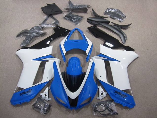 2007-2008 Black Kawasaki ZX6R Motorbike Fairings UK Factory