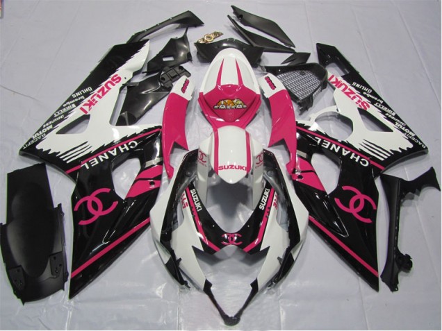 2005-2006 Pink Chanel Suzuki GSXR1000 Motorbike Fairing UK Factory