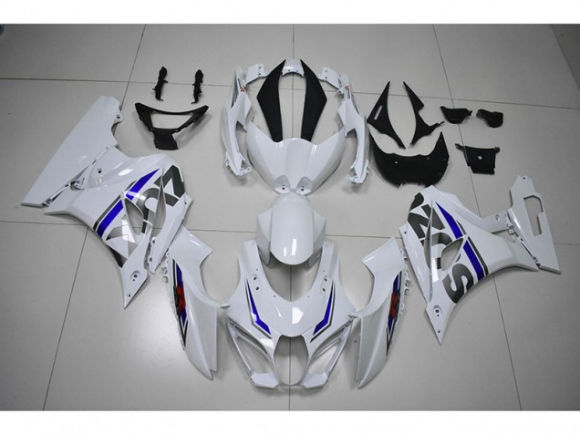 2017-2021 White Suzuki GSXR1000 Replacement Motorcycle Fairings UK Factory