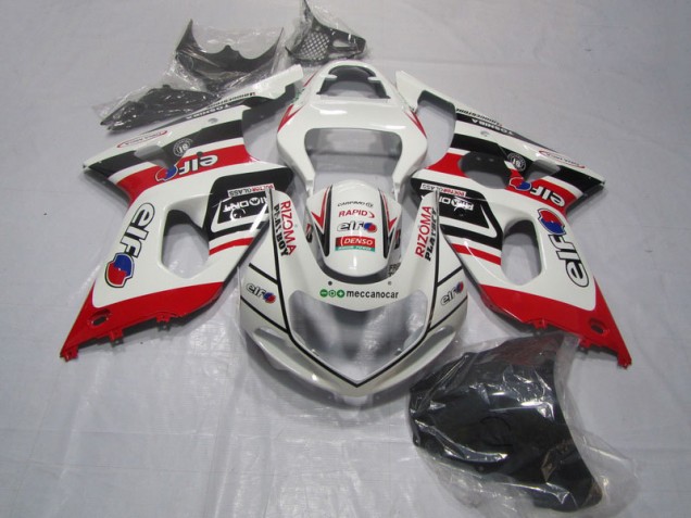 2000-2002 White Red Rizoma Playboy Suzuki GSXR1000 Motorcylce Fairings UK Factory