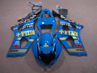 2003-2004 Blue Rizla Q8 oils Suzuki GSXR1000 Motorcycle Fairing UK Factory