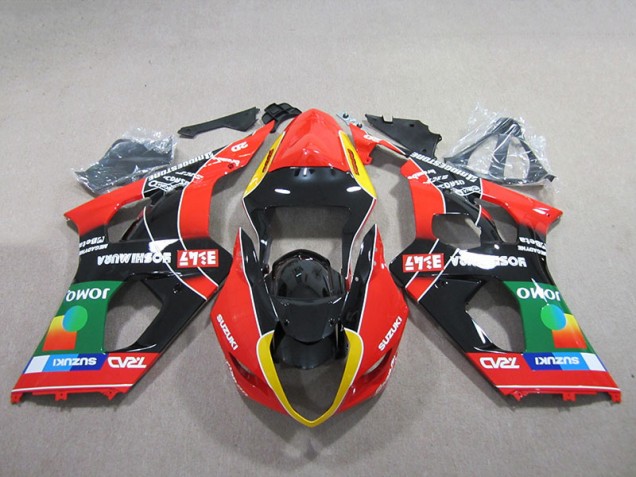 2003-2004 Red Green Black Suzuki GSXR1000 Bike Fairing UK Factory