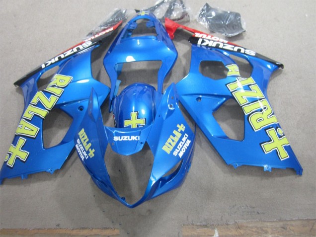 2003-2004 Blue Rizla Suzuki GSXR1000 Motorcycle Replacement Fairings UK Factory