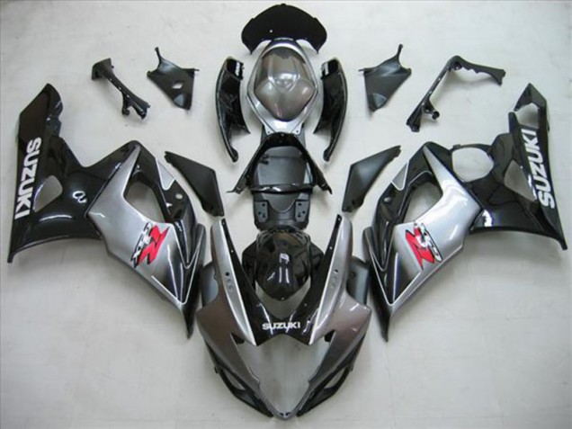 2005-2006 Black Silver Suzuki GSXR1000 Motorcycle Fairing UK Factory