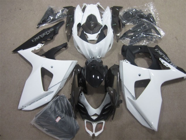 2009-2016 White Black Suzuki GSXR1000 Motorcycle Fairing UK Factory