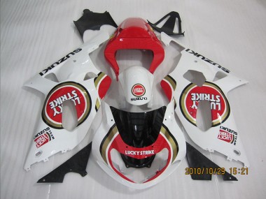 2001-2003 Red White Lucky Strike Suzuki GSXR600 Bike Fairing UK Factory