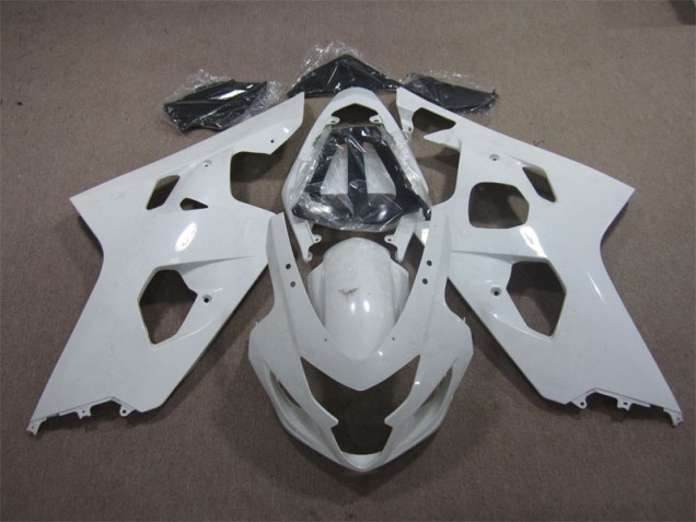 2004-2005 White Suzuki GSXR600 Bike Fairings UK Factory