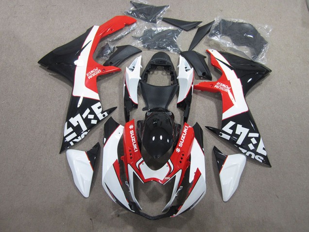 2011-2021 Black Red White Suzuki GSXR600 Motorcyle Fairings UK Factory