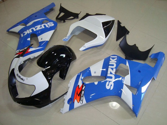 2001-2003 Blue White Suzuki GSXR750 Bike Fairings UK Factory