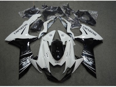 2011-2021 White Black Suzuki GSXR750 Bike Fairings UK Factory