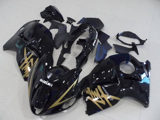 1996-2007 Black Gold Decal Suzuki GSXR1300 Hayabusa Bike Fairings UK Factory