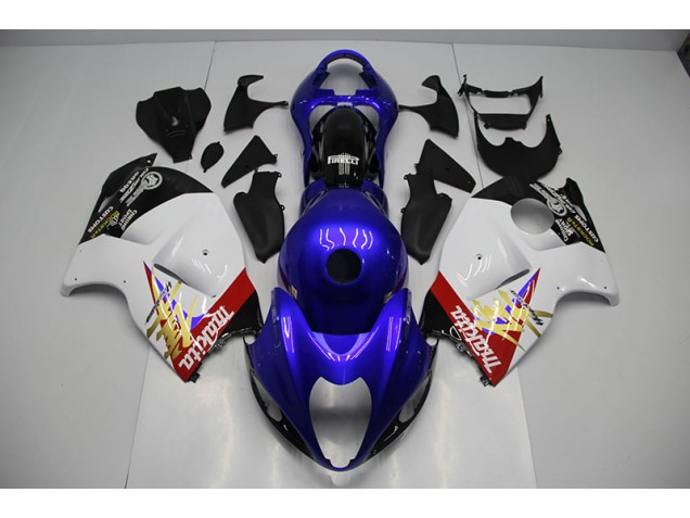 1996-2007 Blue White Suzuki GSXR1300 Hayabusa Motor Bike Fairings UK Factory