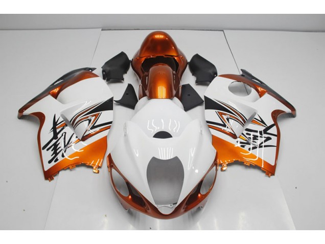 1996-2007 White Orange Suzuki GSXR1300 Hayabusa Motorcycle Bodywork UK Factory