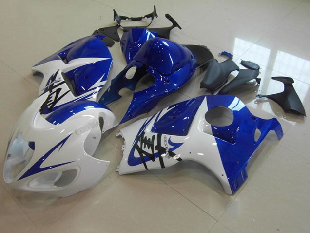 1996-2007 Blue White Suzuki GSXR1300 Hayabusa Moto Fairings UK Factory