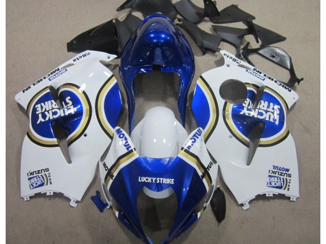 1996-2007 Blue Motul White Lucky Strike Suzuki GSXR1300 Hayabusa Motorcycle Replacement Fairings UK Factory