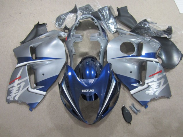 1996-2007 Silver Blue Suzuki GSXR1300 Hayabusa Motorcylce Fairings UK Factory