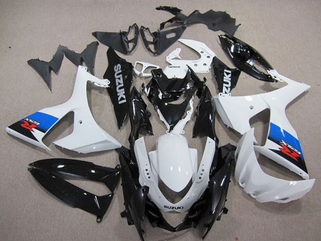 2009-2016 White Black Suzuki GSXR1000 Motorcyle Fairings UK Factory