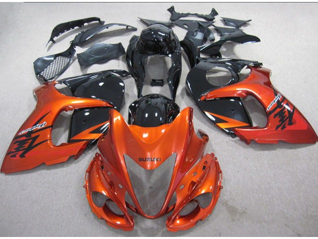 2008-2019 Orange Black Suzuki GSXR1300 Hayabusa Motor Bike Fairings UK Factory