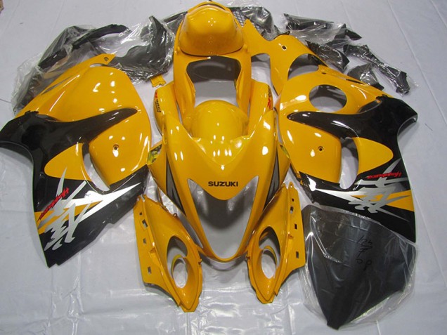 2008-2019 Yellow Black Suzuki GSXR1300 Hayabusa Motorbike Fairing Kits UK Factory