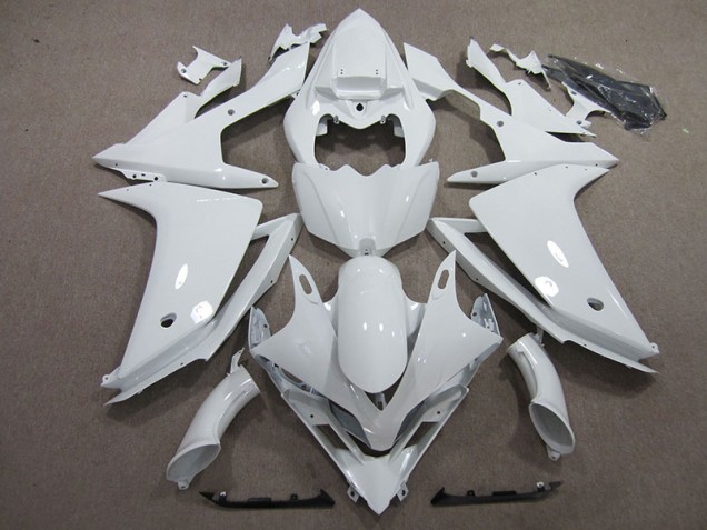 2007-2008 White Yamaha YZF R1 Motorcycle Fairings UK Factory