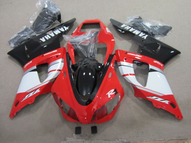 2009-2011 Red Black White Yamaha YZF R1 Replacement Motorcycle Fairings UK Factory