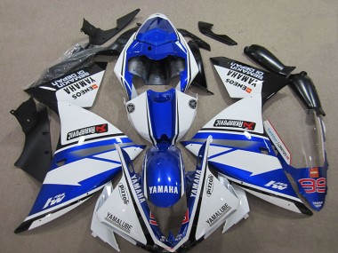 2012-2014 Blue White Yamaha YZF R1 Motorbike Fairing UK Factory