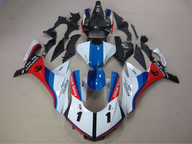 2015-2019 White Blue Red Advantec Yamaha YZF R1 Motorcycle Fairing UK Factory